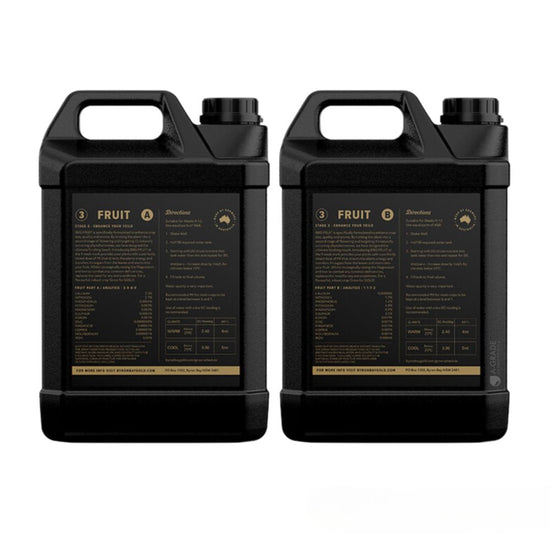 BYRON BAY GOLD Fruit A/B Set - A-Grade Hydroponics