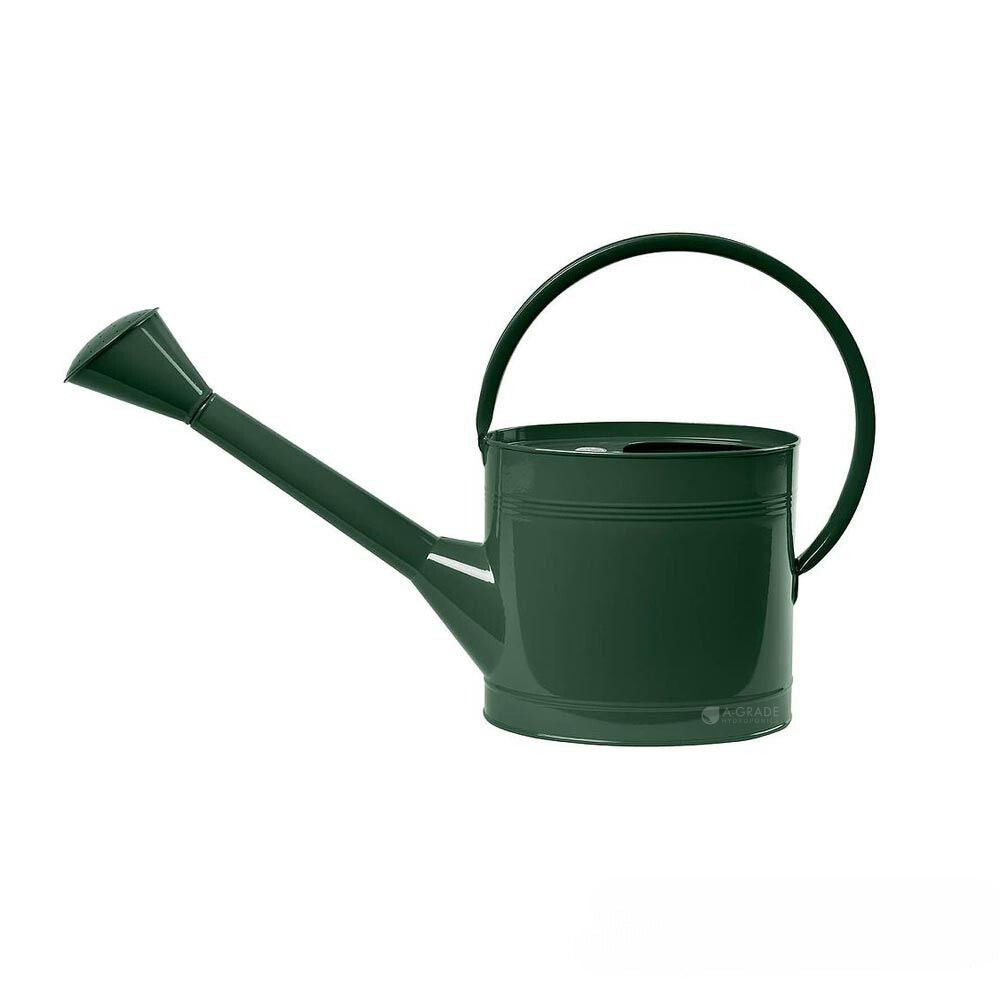 BURGON & BALL Waterfall Watering Can 5L - British Racing Green - A-Grade Hydroponics
