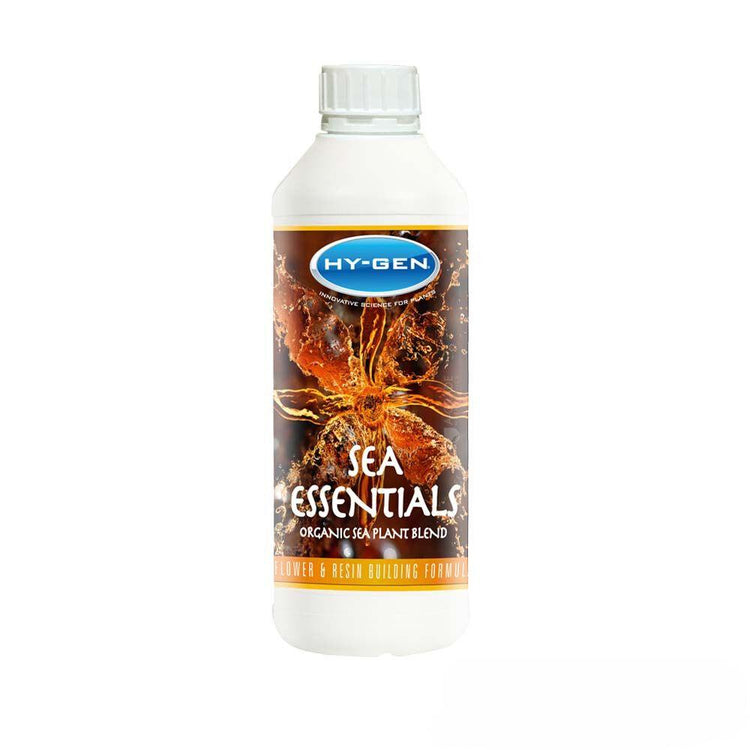 Hy-Gen Sea Essentials 1L organic sea plant blend nutrient solution for flowers and resin building, natural plant growth supplement.