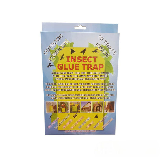 OUTDOOR COMPLETE- Insect Glue Trap (10 Pack) - A-Grade Hydroponics