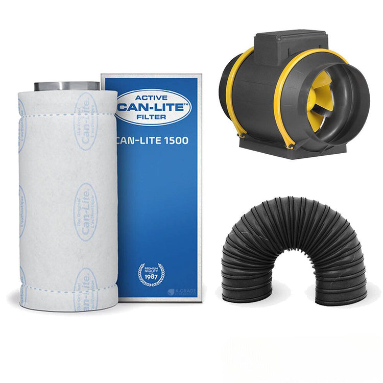Max-Fan Pro 150mm Ventilation Pack - A-Grade Hydroponics