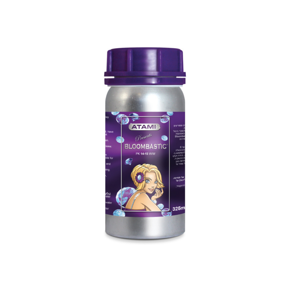 Atami Bloombastic 325ml flowering booster, concentrated liquid fertiliser for hydroponic and soil plants.