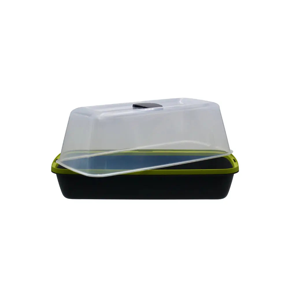 BoQube Medium Propagator, 350 x 170 x 180mm indoor seed propagator with clear vented humidity dome