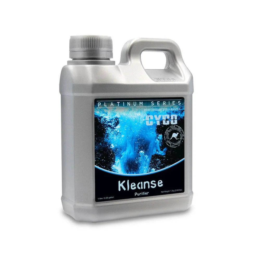 CYCO Kleanse hydroponic root zone cleanser 1L additive, maintains clean rhizosphere and improves nutrient uptake