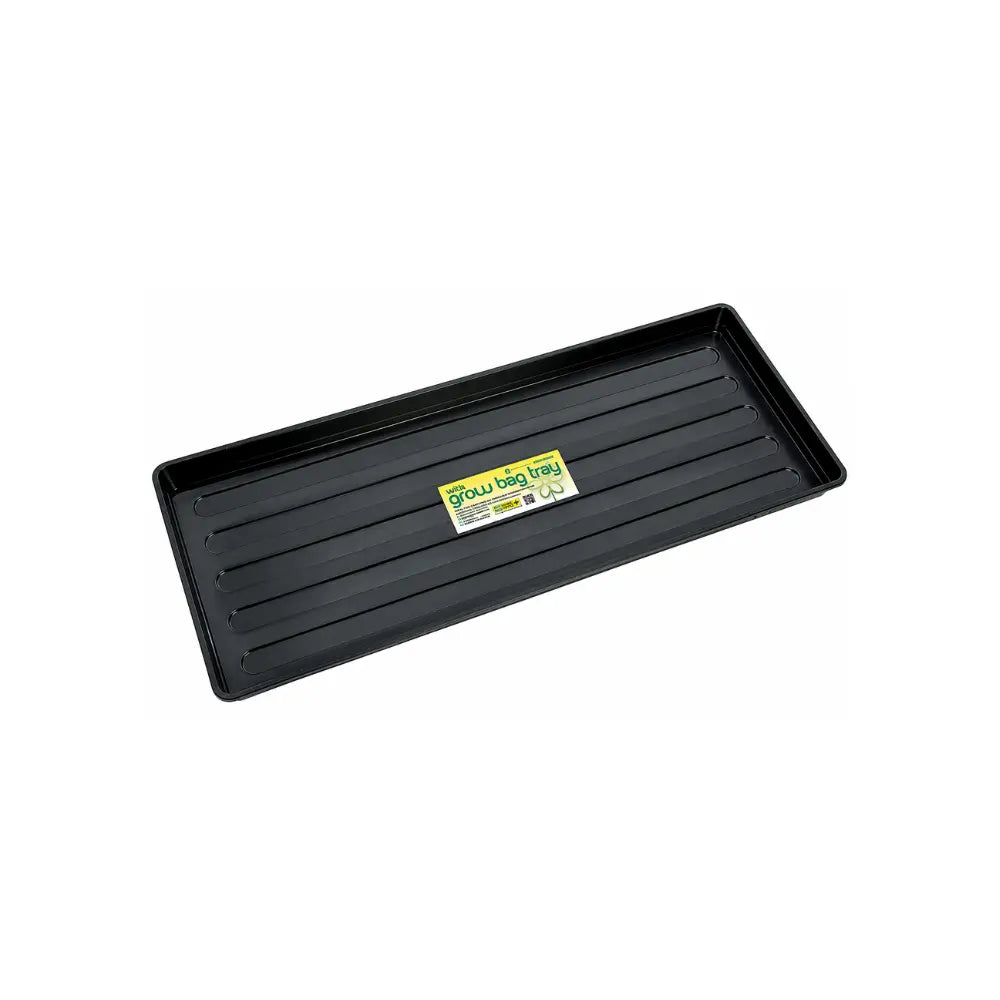 GARLAND Value Growbag Tray 100 x 40cm in black with ribbed base for grow bags