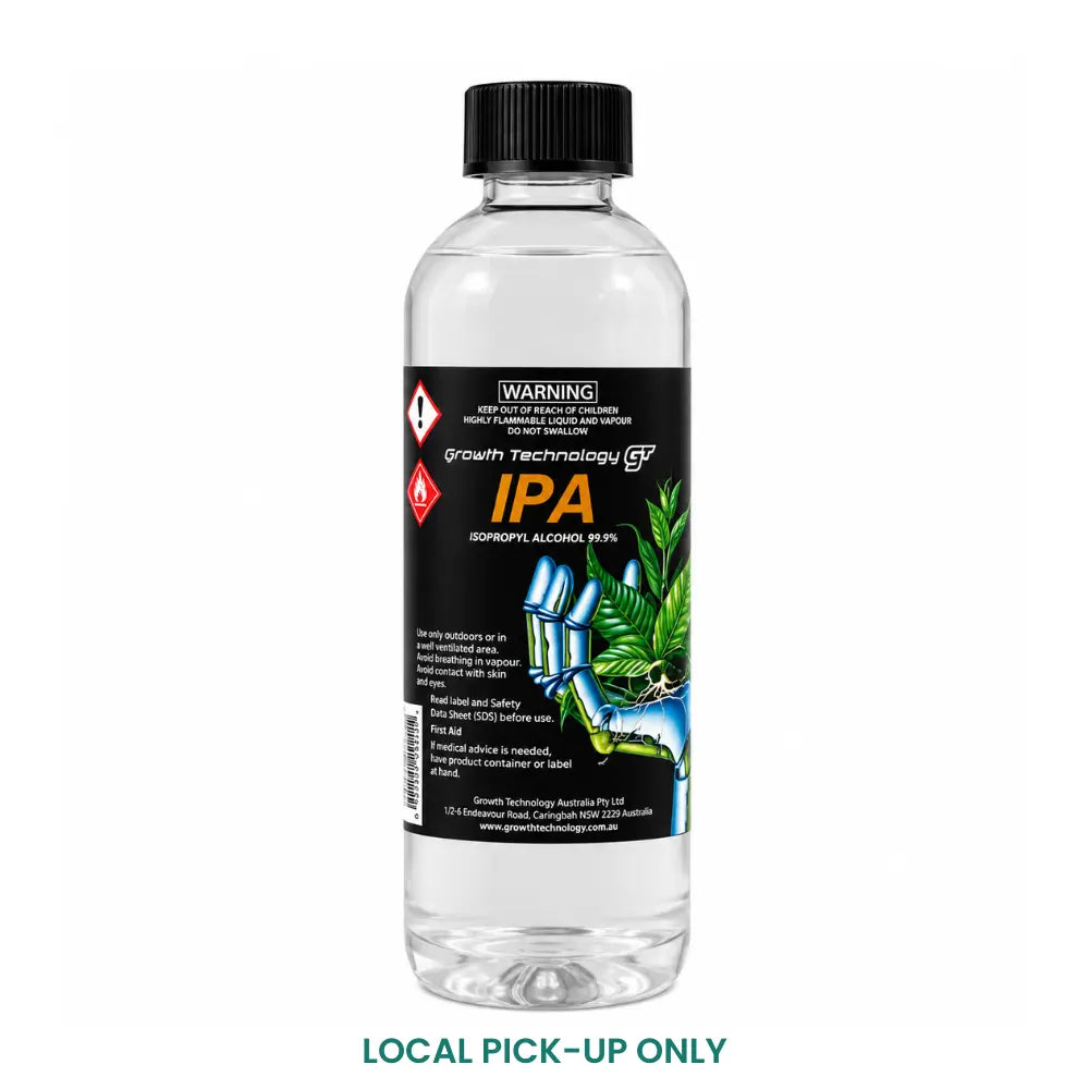 Growth Technology IPA 99.9% isopropyl alcohol 1L for cleaning grow rooms and trimming tools, local pick-up only