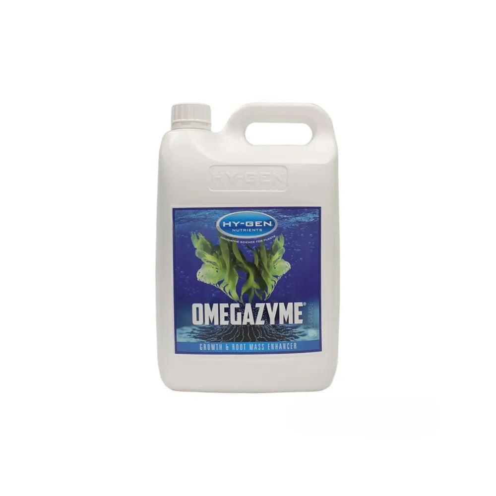 HY-GEN Omegazyme sea kelp root and shoot tonic 5L, growth and root mass enhancer for hydroponics and soil plants