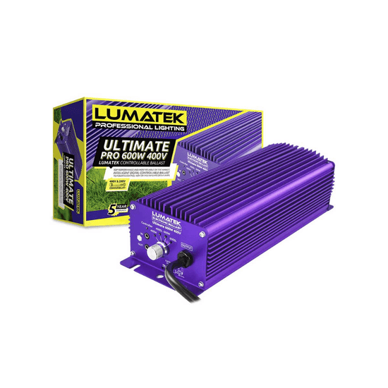LUMATEK Ultimate Pro Dimmable Ballast 600W (240V & 400V) - A-Grade Hydroponics