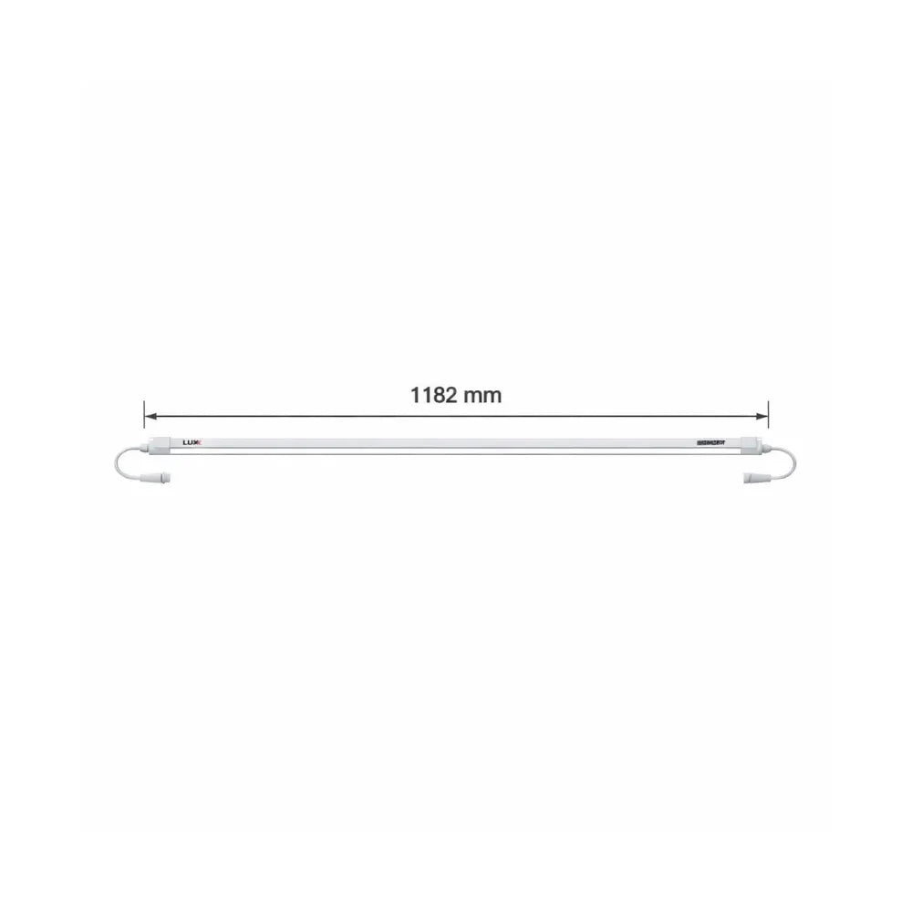 LUXX Clone LED Bar 18W grow light, 1182 mm linkable LED bar with waterproof connector cable for indoor hydroponic grow systems