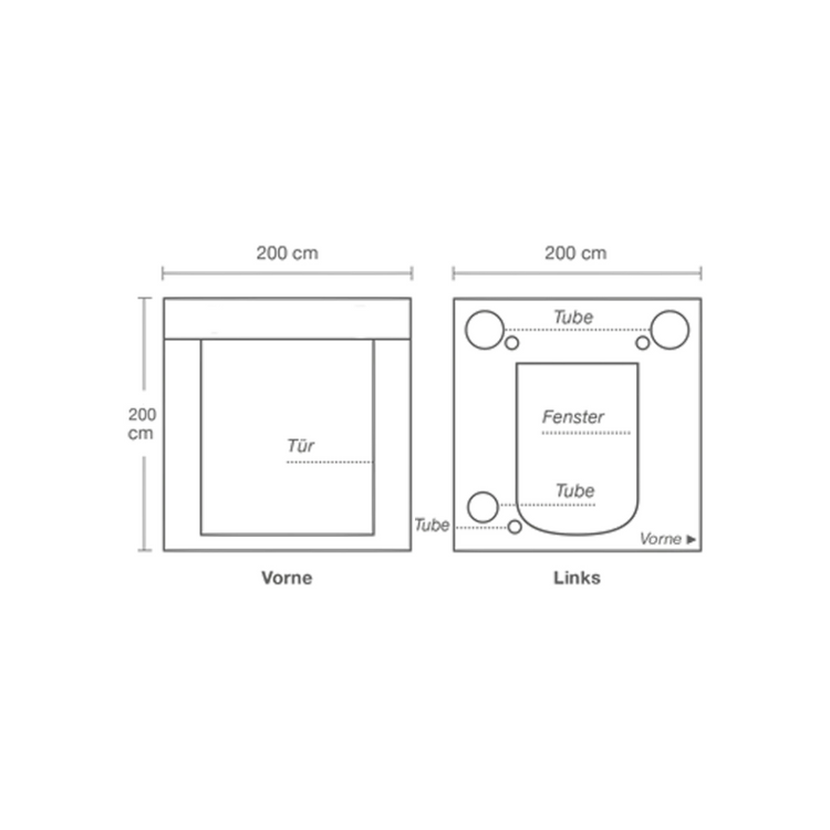 HOMEbox Ambient Q200 Grow Room - A-Grade Hydroponics