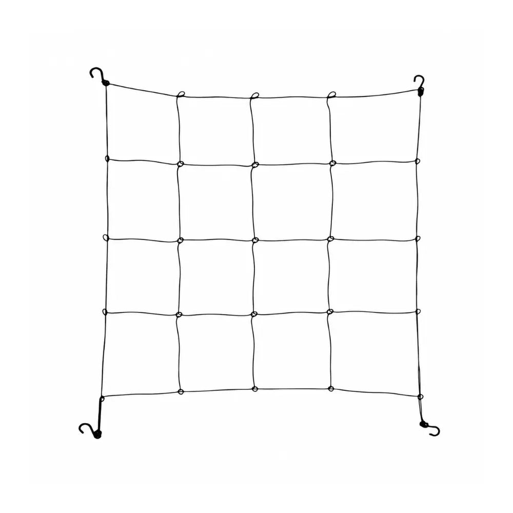 SCROG tent netting 1m x 1m stretch grow support net with 16-square mesh for hydroponic plant training and even canopy growth in grow tents.