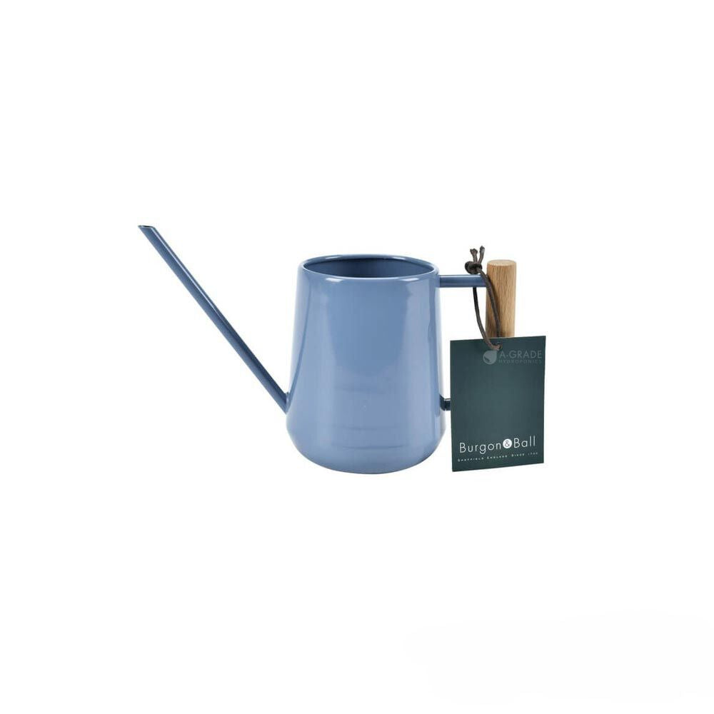 BURGON &amp; BALL Indoor Watering Can Heritage Blue - A-Grade Hydroponics