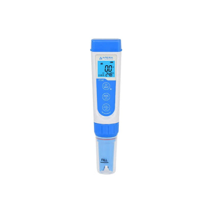APERA EC60 premium EC, TDS and salinity pocket tester kit for hydroponic nutrient monitoring and water quality testing.