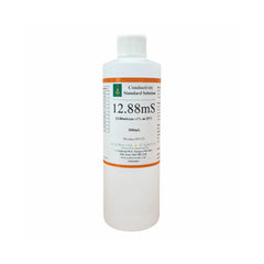 Australian Scientific 12.88mS conductivity standard solution 500mL bottle, lab calibration solution for conductivity meter testing and accuracy calibration