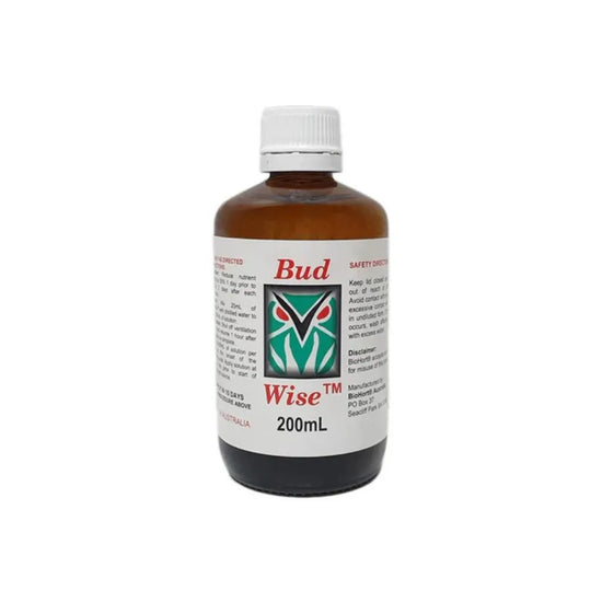 BudWise Flower Feminiser 200ml hydroponic bloom enhancer, plant additive for increased female flowers and improved flowering yield