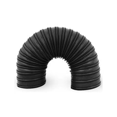 Available in 100, 125, 150, 200, 250 & 250mm diameters. Black PVC combi ducting flexible ventilation hose with steel wire spiral reinforcement for grow tent exhaust and intake airflow