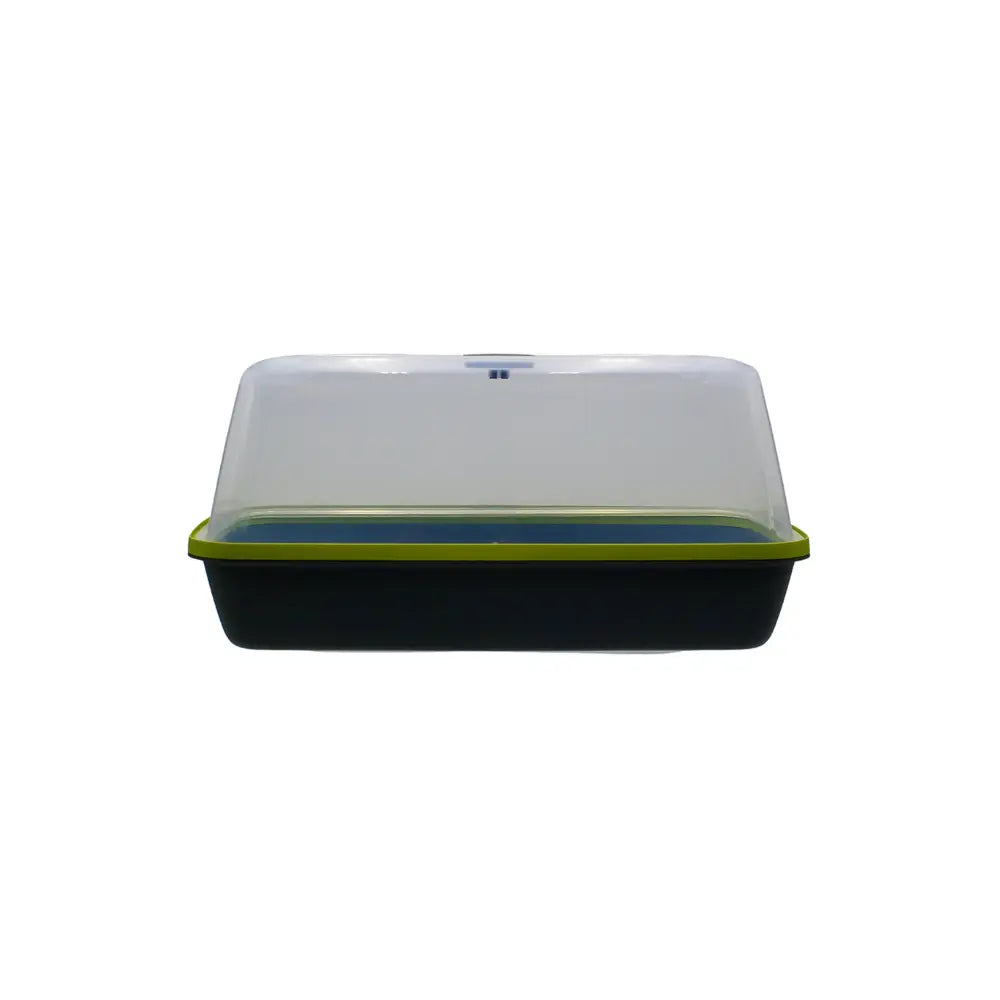 BoQube Medium Propagator with clear humidity dome fitted, compact windowsill propagator for seeds and cuttings