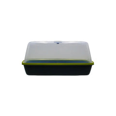 BoQube Medium Propagator with clear humidity dome fitted, compact windowsill propagator for seeds and cuttings