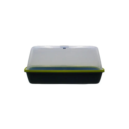 BoQube Medium Propagator with clear humidity dome fitted, compact windowsill propagator for seeds and cuttings