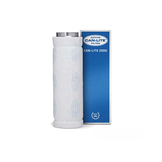 CAN-Lite 2000 carbon filter 200mm or 250mm flange for hydroponic grow room ventilation and odour control with activated carbon