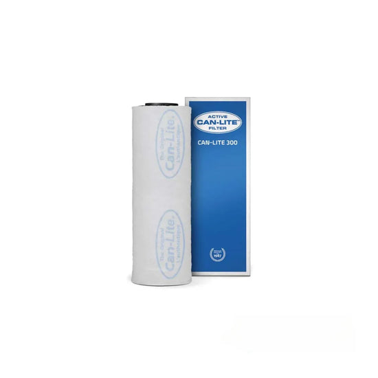 CAN-Lite 300PL 100mm or 125mm carbon filter for hydroponic grow rooms with activated carbon odour control and airflow filtration