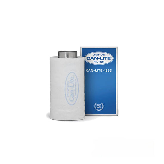 CAN-Lite 425S carbon filter 150mm flange for hydroponic grow room odour control and air filtration with activated carbon
