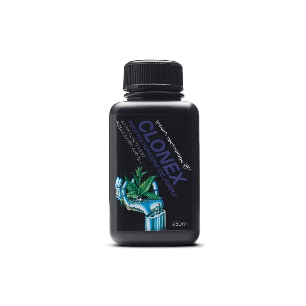 250ml bottle of Clonex purple rooting gel, a hormone gel for propagating plant cuttings
