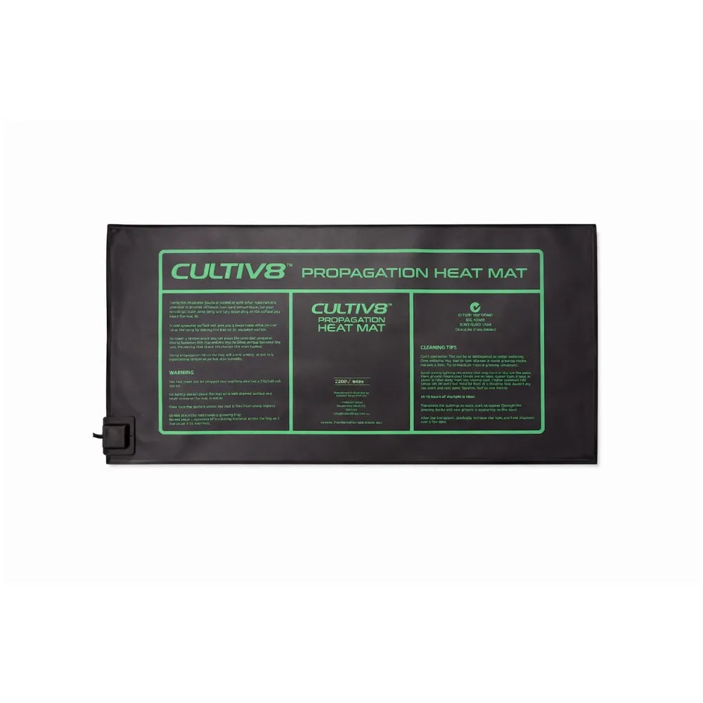 CULTIV8 flexible propagation heat mat for seedlings, cuttings and indoor plant germination systems