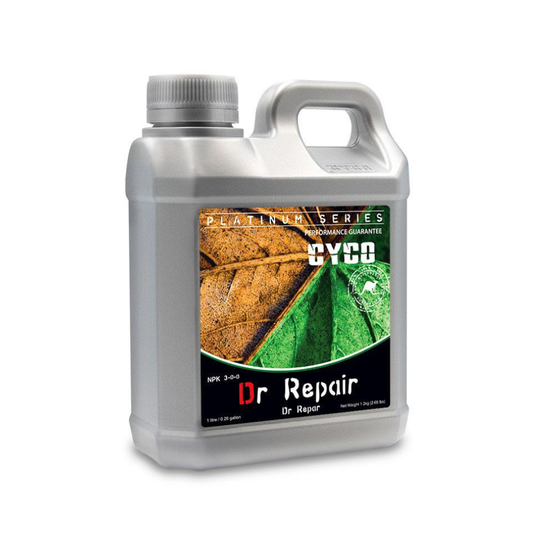 CYCO Dr Repair plant recovery additive 1L hydroponic nutrient, treats chlorosis and restores plant health under stress