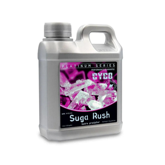 CYCO Suga Rush carbohydrate booster 1L hydroponic additive, enhances aroma, flavour and flower yield during bloom stage