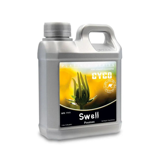 CYCO Swell bloom booster 1L hydroponic nutrient, late flowering additive for bigger flowers and improved resin production
