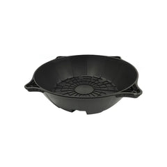 G-POT Base 550mm gardening drainage tray for GEO POTS, heavy-duty air pruning pot base with tapered airflow design for fabric and plastic grow pots.