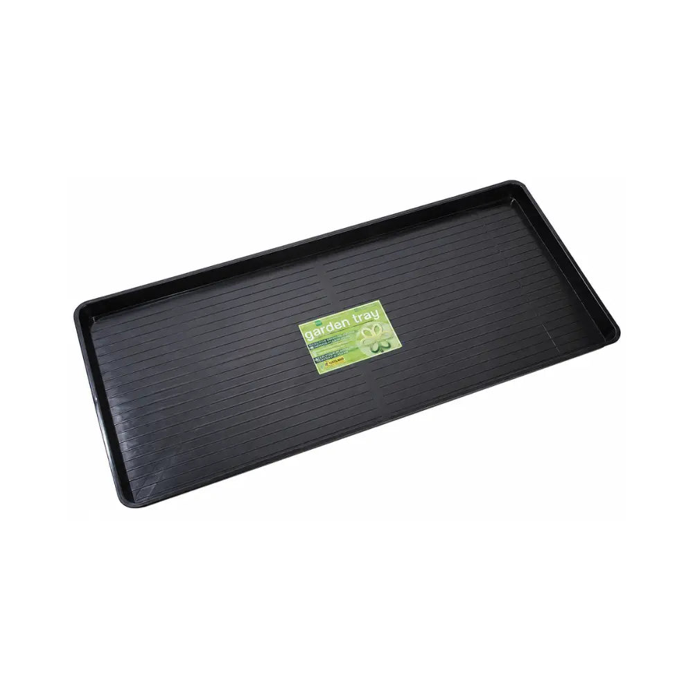 GARLAND Giant Super Plus 120 x 55cm black garden tray with ribbed drainage base for grow rooms
