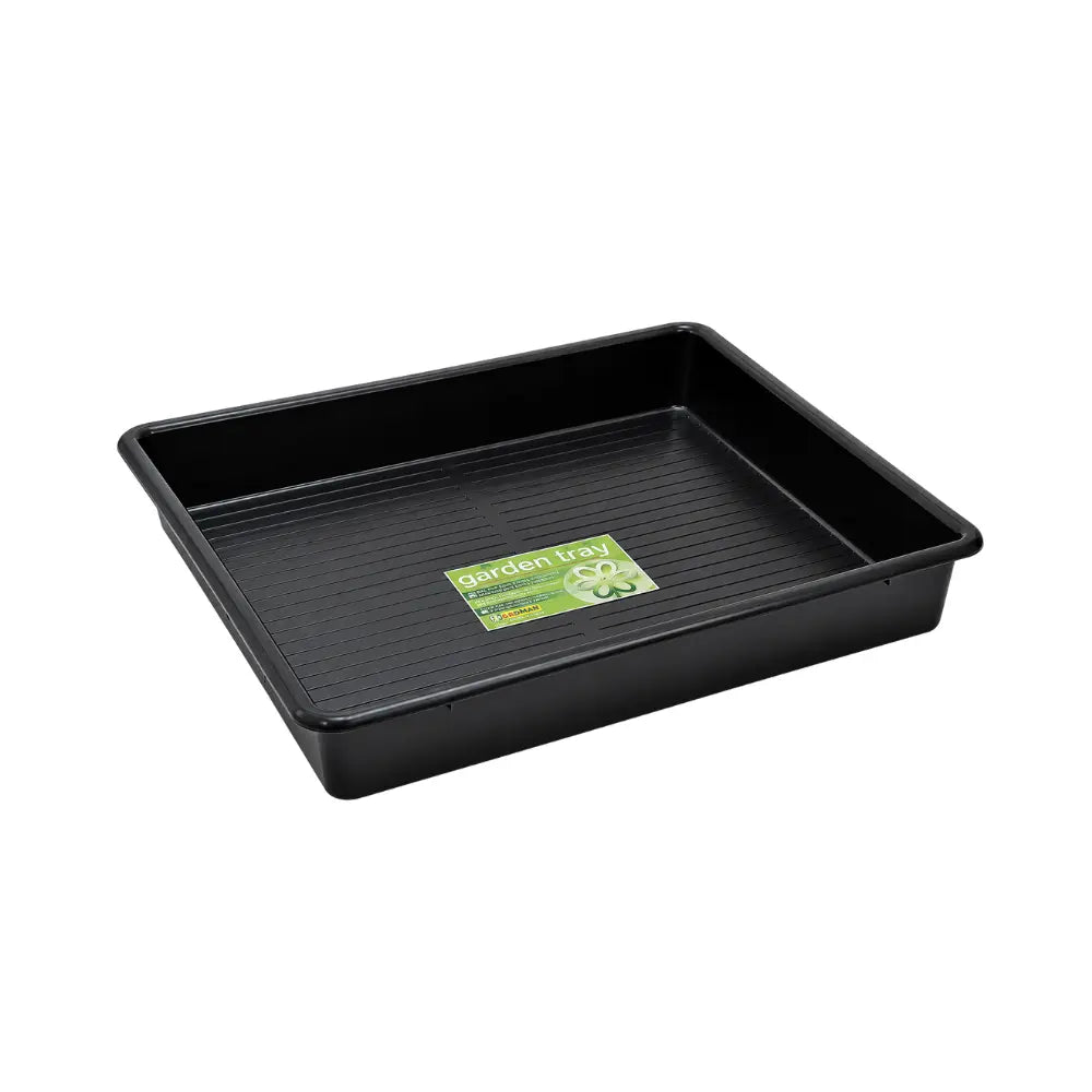 GARLAND 100 x 100cm black garden tray with deep sides for large hydroponic setups