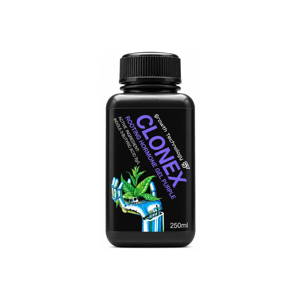 250ml bottle of Clonex purple rooting gel, a hormone gel for propagating plant cuttings
