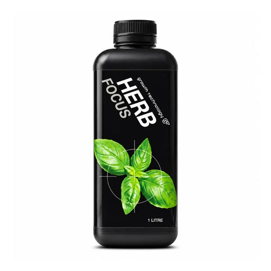 Growth Technology Herb Focus 1L herb nutrient for basil and culinary herbs in hydroponics, soil and potting mix