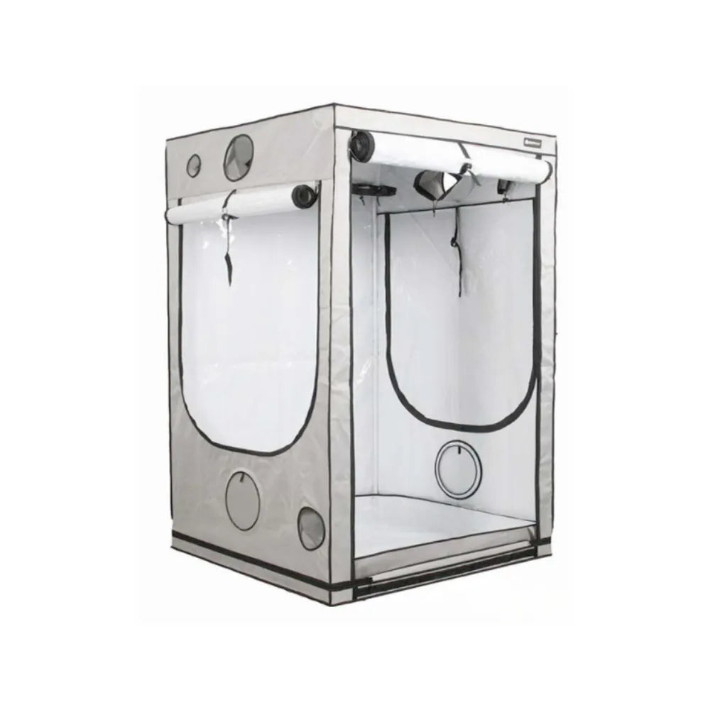 Homebox Ambient Q150+ indoor grow tent with reflective Mylar interior, observation window and zip door, 150 x 150 x 220 cm hydroponic grow room