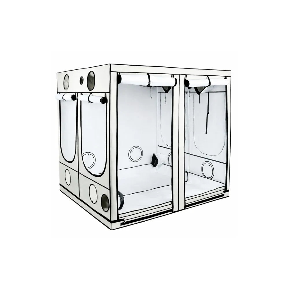 HOMEbox Ambient Q240+ Grow Room Front View, doors opened