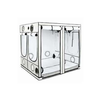 HOMEbox Ambient Q240+ Grow Room Front View, doors opened