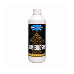 Hy-Gen Humiboosta 1L nutrient uptake booster with organic fulvic and humic acids, improves root health, growth and yield quality.