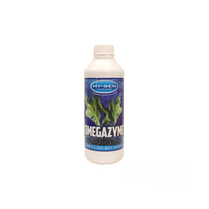 HY-GEN Omegazyme 1L natural sea kelp tonic, root and shoot enhancer for hydroponics, promotes plant growth and stronger root development
