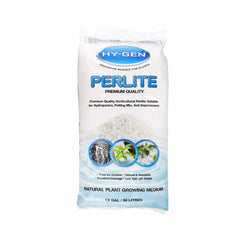 HY-GEN Perlite 50L bag – premium horticultural perlite growing medium for hydroponics, potting mix and soil aeration