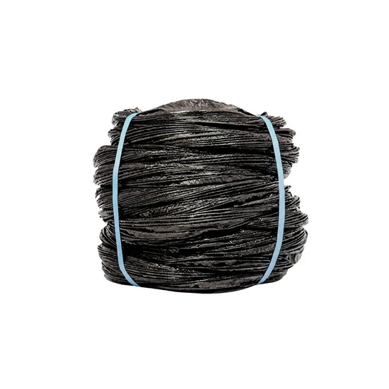 Coiled 200mm black flexible ducting for indoor grow rooms, hydroponic ventilation and airflow control