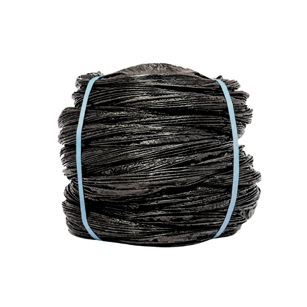 Coiled 300mm black flexible ducting for indoor grow room extraction and commercial ventilation applications