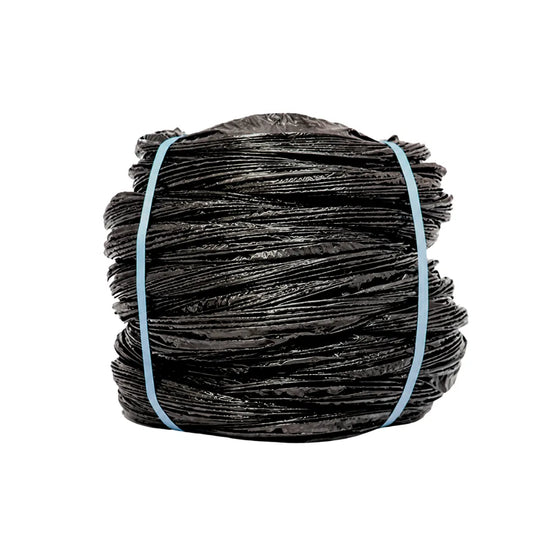 Coiled 300mm black flexible ducting for indoor grow room extraction and commercial ventilation applications