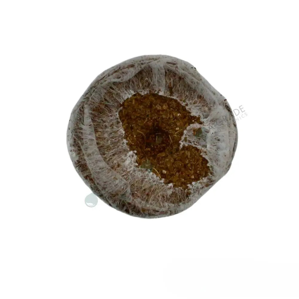 Top view of JIFFY® 7C coir pellet pack, 35mm RHP-certified propagation pellets
