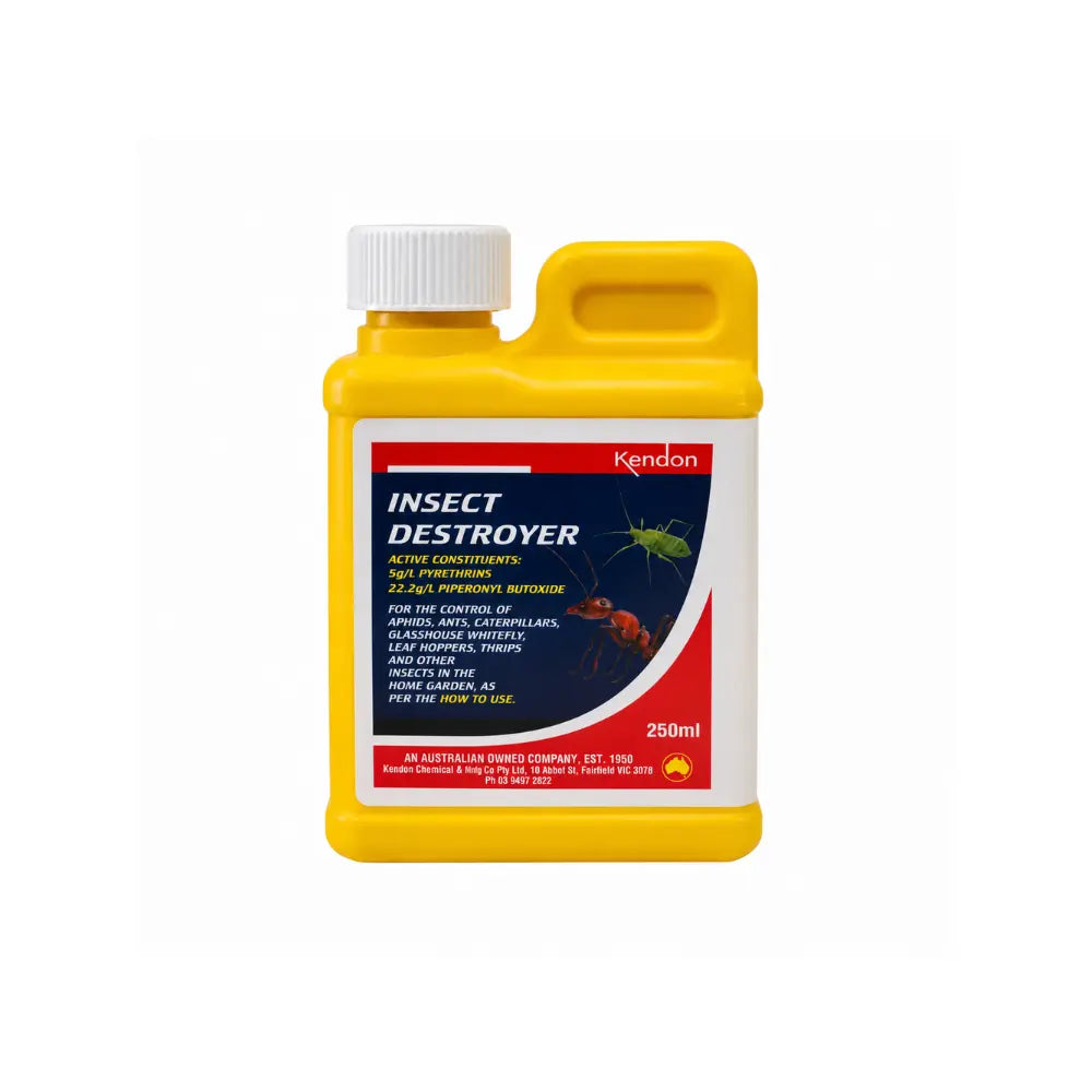 Kendon Insect Destroyer 250mls. Natural Pyrethrum Concentrate for treatment and prevention of garden pests. 