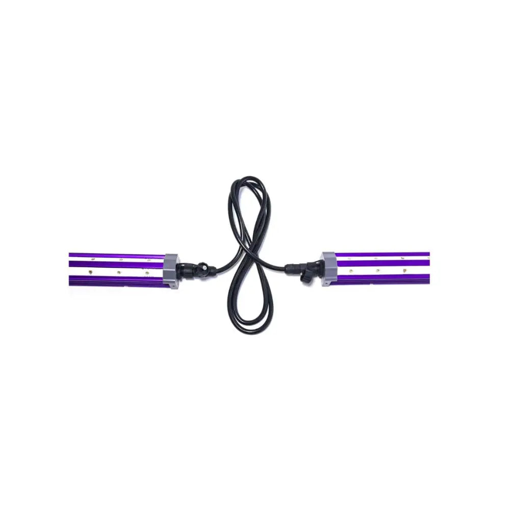 LUMATEK UV Bar Daisy Chain Cable linking two 30W UV LED bars via M12 connectors