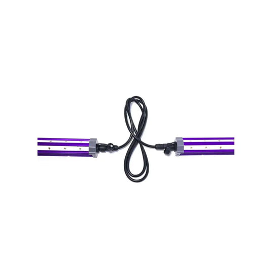 LUMATEK UV Bar Daisy Chain Cable linking two 30W UV LED bars via M12 connectors
