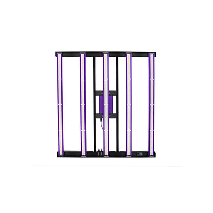 Full underside view of Lumatek Zeus 465W Pro 3.1 LED grow light showing 5 full spectrum LED bars